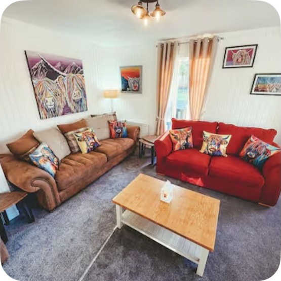 Interior of Lodge 4